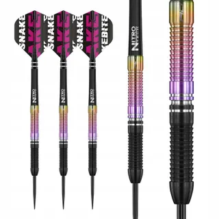 RED DRAGON Snakebite 2020 25g Wolfraam Darts met Flights — miniatuur 6