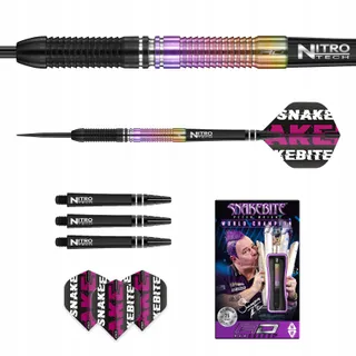 RED DRAGON Snakebite 2020 25g Wolfraam Darts met Flights — miniatuur 5