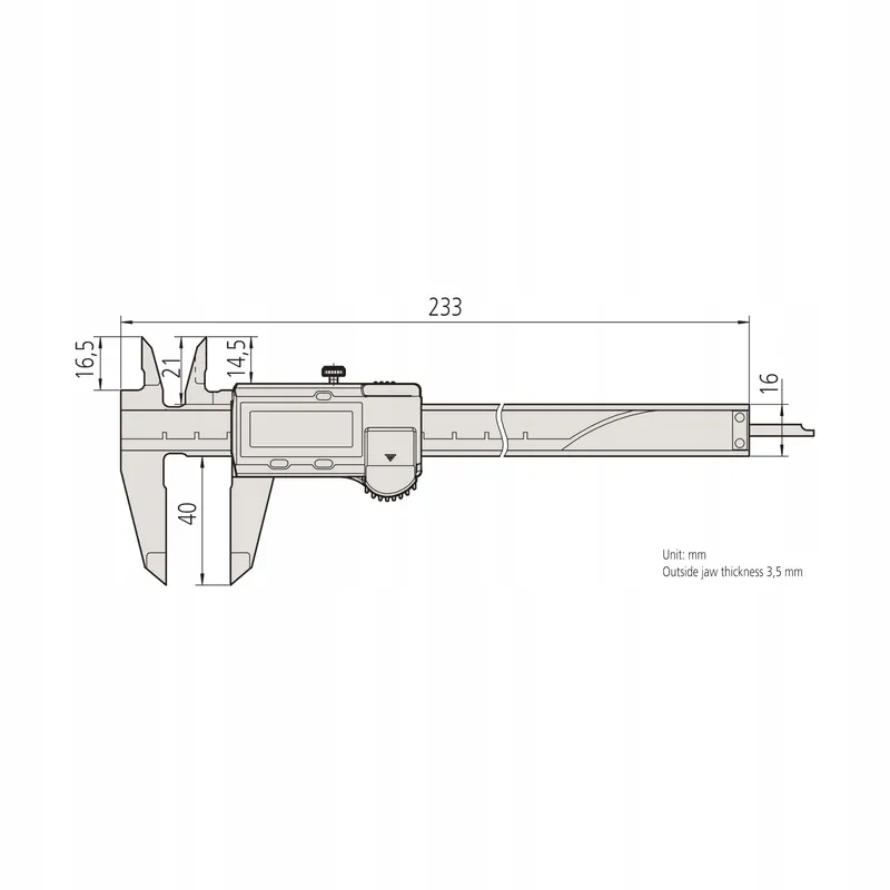 MITUTOYO Digitale Schuifmaat Zonder Data-uitgang 0-150mm DIN 862 — foto 6