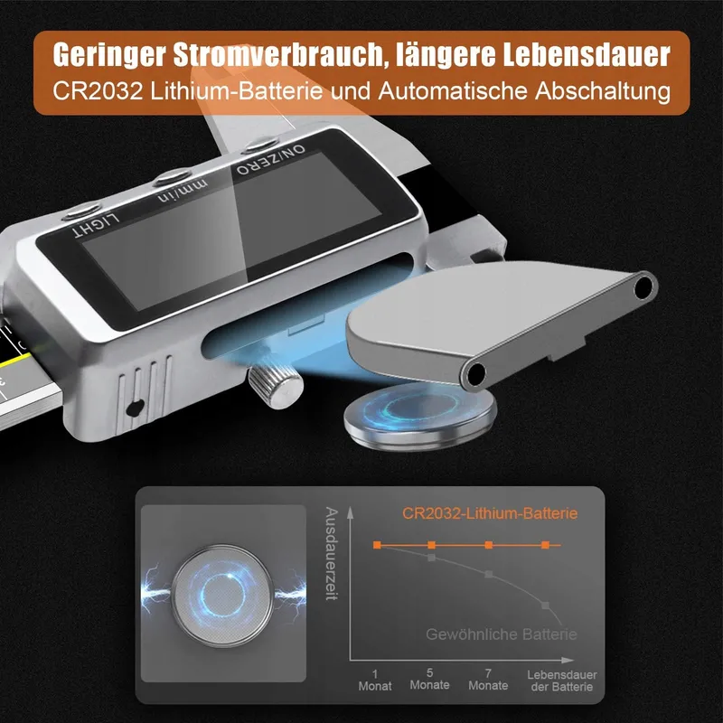 ORTHLAND Digitale Schuifmaat 150mm LCD Waterdicht Diepte — foto 7
