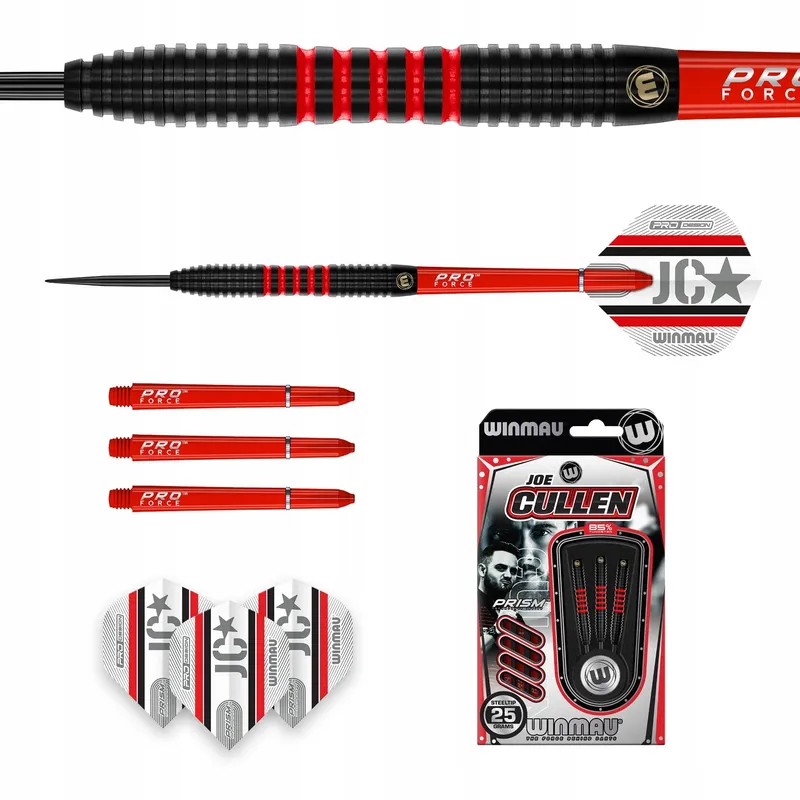 WINMAU Joe Cullen 85% 25g Professionele Dartset met Flights — foto 5
