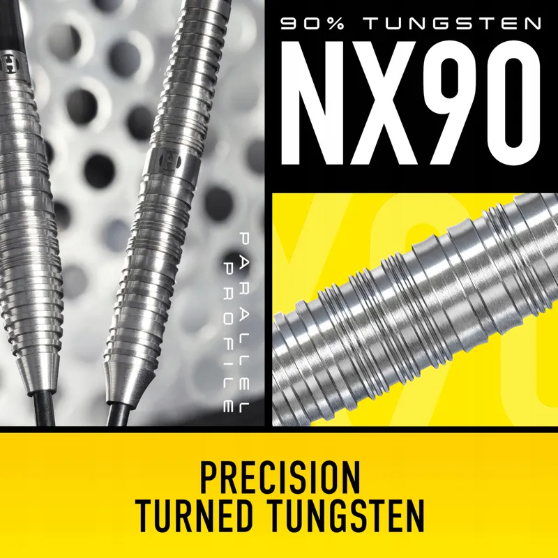 HARROWS NX90 Professionele Dartset 90% Wolfraam 26g Supergrip — foto 3