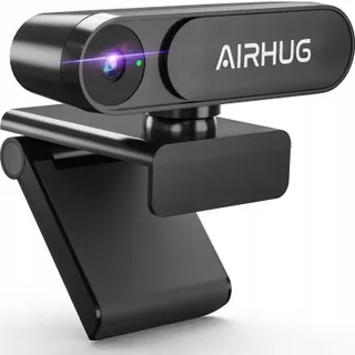AIRHUG Webcam 2K QHD FHD 1080p 360° Plug&Play Windows Mac — miniatuur 1