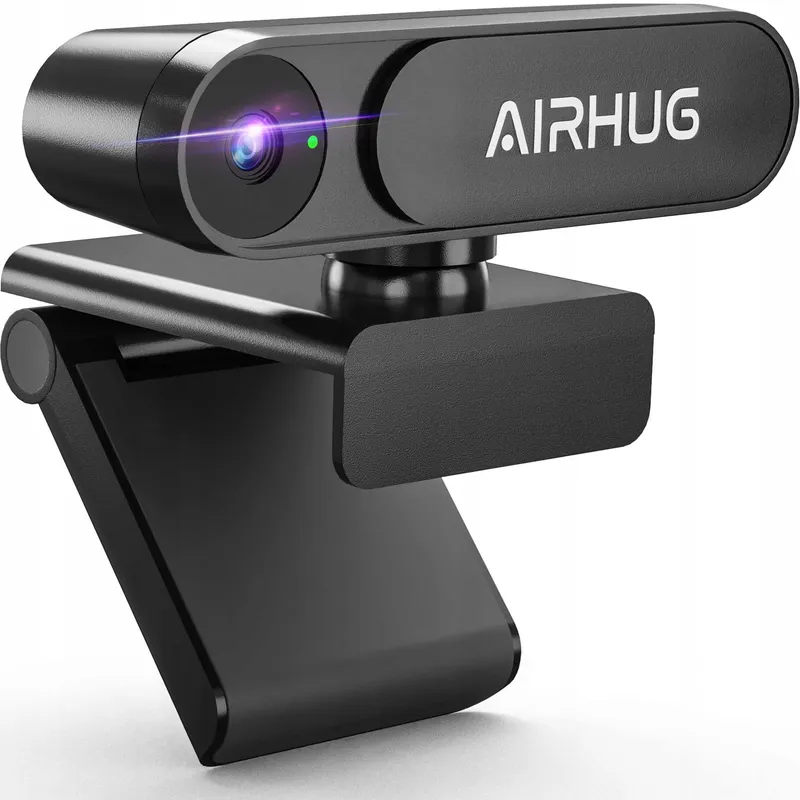 AIRHUG Webcam 2K QHD FHD 1080p 360° Plug&Play Windows Mac — foto 1