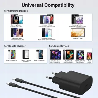 TUMABER USB-C Snellader Kabel 2m Galaxy S25 S24 S23 S22 — miniatuur 7