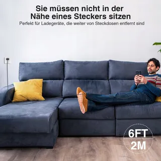 TUMABER USB-C Snellader Kabel 2m Galaxy S25 S24 S23 S22 — miniatuur 6