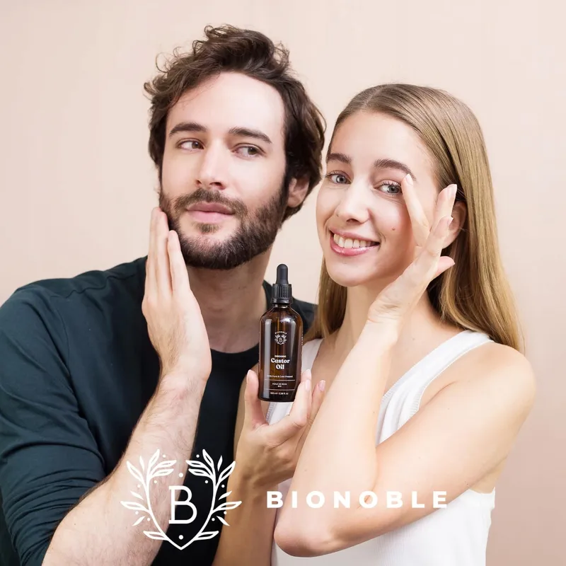BIONOBLE Ricinusolie Bio 50ml Natuurlijk Haar Wimpers Wenkbrauwen Baard — foto 7