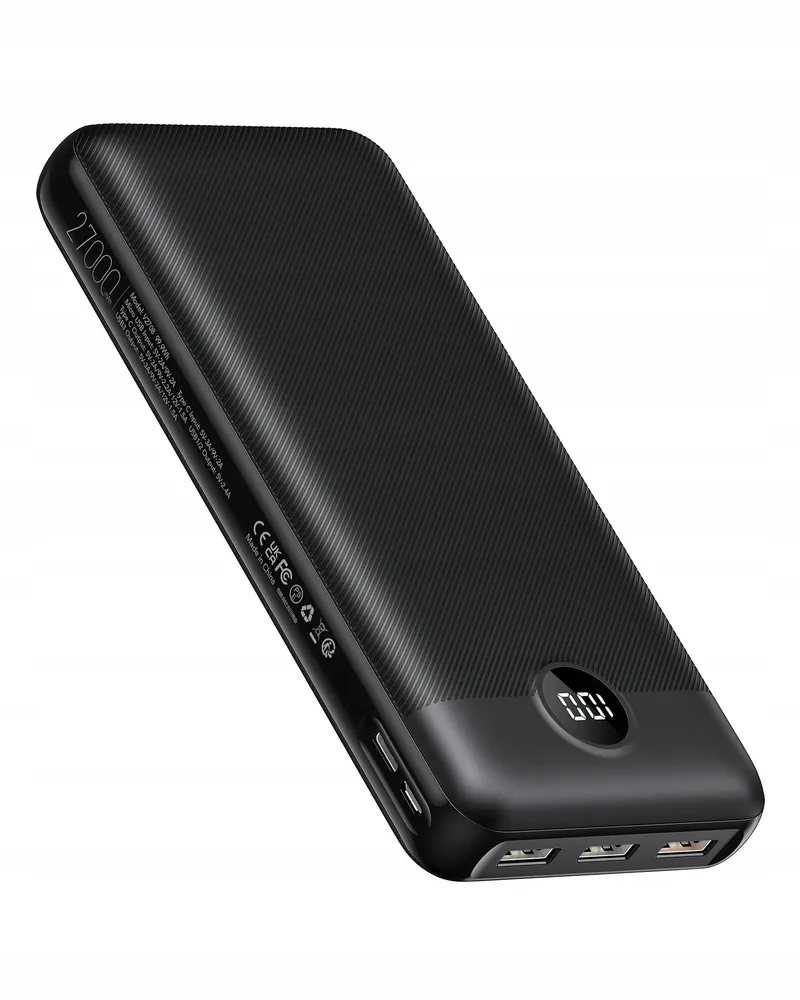 VEGER Power Bank 27000mAh 20W PD USB C 4 Uitgangen LED — foto 1