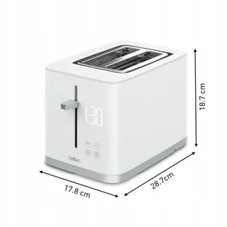 TEFAL TT6931 Sense Broodrooster 7 Standen Digitaal Wit — miniatuur 3