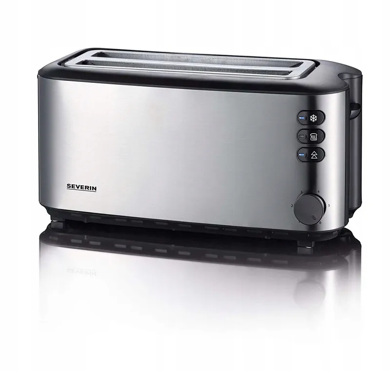 SEVERIN AT 2509 Broodrooster 4 Sneden Opwarmrek 1400W RVS Zwart — foto 15