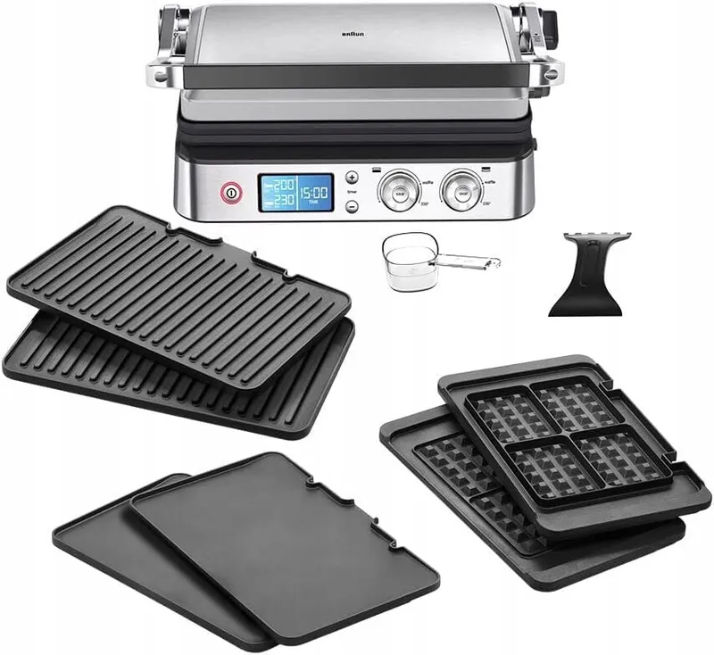BRAUN MultiGrill 9 CG9047 Contactgrill Verwisselbare Platen 230°C — foto 1
