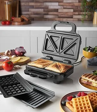 RUSSELL HOBBS Creations 3-in-1 Tosti Wafel Grill Vetvrij — miniatuur 2