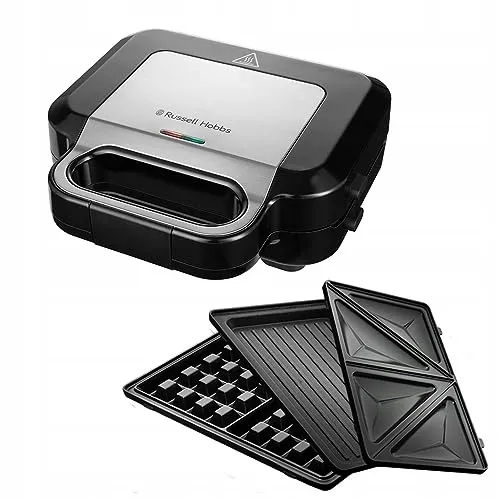 RUSSELL HOBBS Creations 3-in-1 Tosti Wafel Grill Vetvrij — foto 1