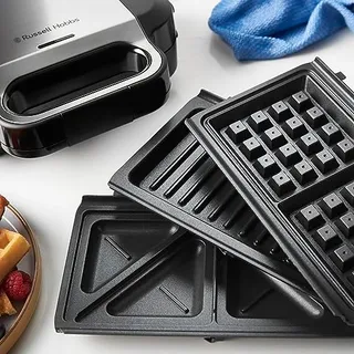 RUSSELL HOBBS Creations 3-in-1 Tosti Wafel Grill Vetvrij — miniatuur 3