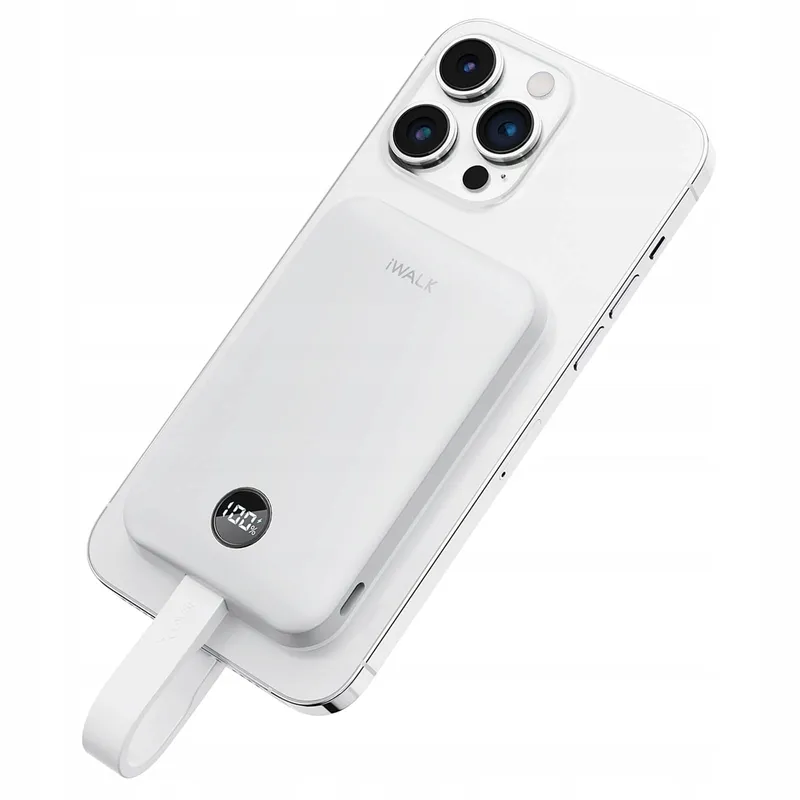 iWALK MagSafe Powerbank 10000mAh 15W 30W Snelladen USB-C LED — foto 1
