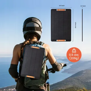 SOLARPANEL Zonnepaneel USB 6W 5V Oplader IP67 Smartphones — miniatuur 5