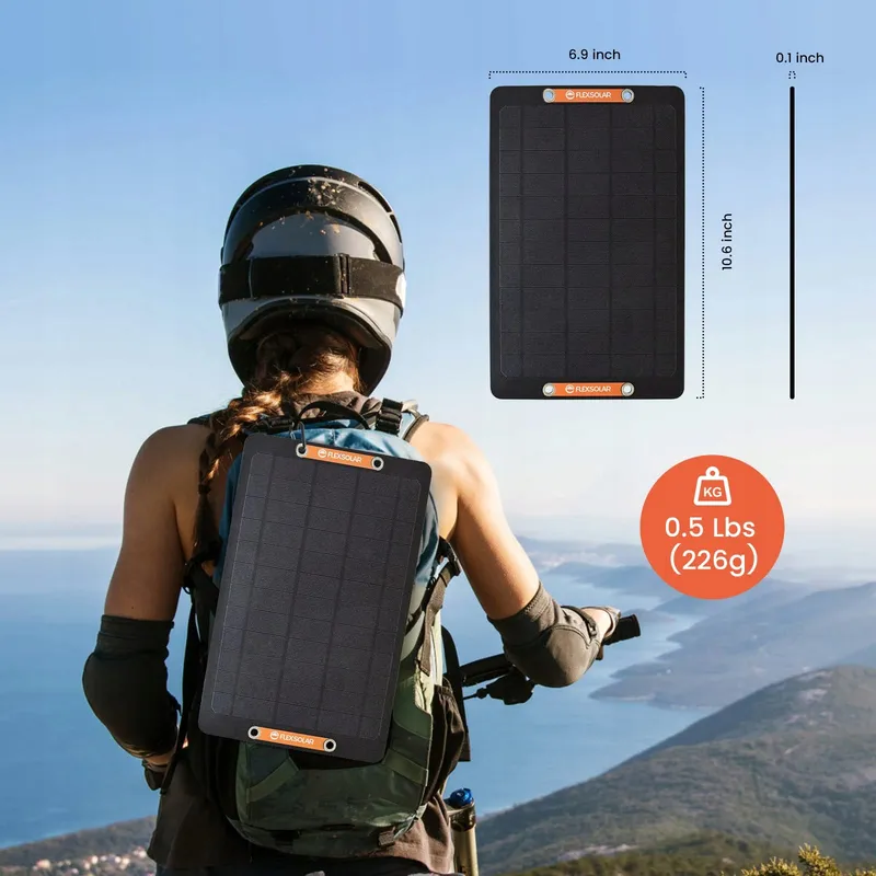 SOLARPANEL Zonnepaneel USB 6W 5V Oplader IP67 Smartphones — foto 5