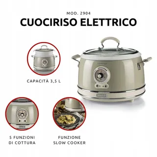 ARIETE Rijstkoker 00C290403AR0 3,5L Stomen — miniatuur 2
