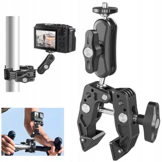 TELESIN Fietshouder 360° voor GoPro Insta360 DJI Osmo — miniatuur 1