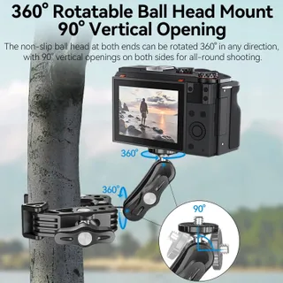 TELESIN Fietshouder 360° voor GoPro Insta360 DJI Osmo — miniatuur 5