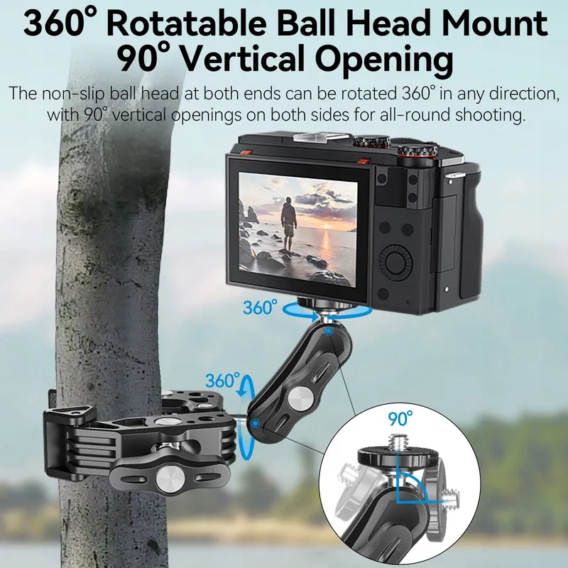 TELESIN Fietshouder 360° voor GoPro Insta360 DJI Osmo — foto 5