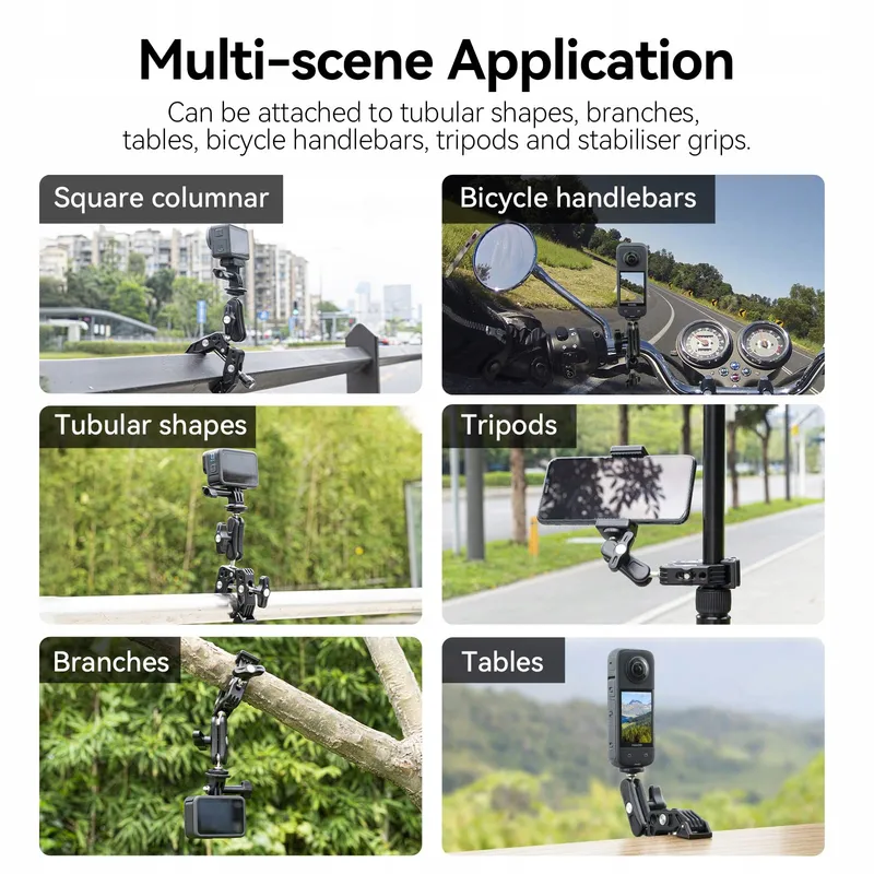 TELESIN Fietshouder 360° voor GoPro Insta360 DJI Osmo — foto 6