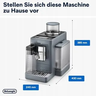 DE'LONGHI Rivelia Koffiezetapparaat LatteCrema 16 Dranken Grijs — miniatuur 8