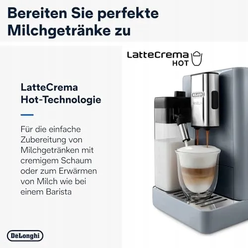 DE'LONGHI Rivelia Koffiezetapparaat LatteCrema 16 Dranken Grijs — foto 5