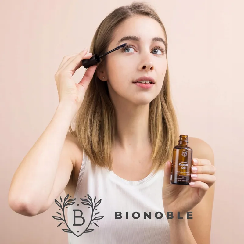 BIONOBLE Ricinusolie Bio 50ml Natuurlijk Haar Wimpers Wenkbrauwen Nagels — foto 7