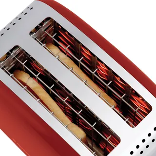 RUSSELL HOBBS Colours Plus Broodrooster 2 Sneden RVS Rood 1600W — miniatuur 6