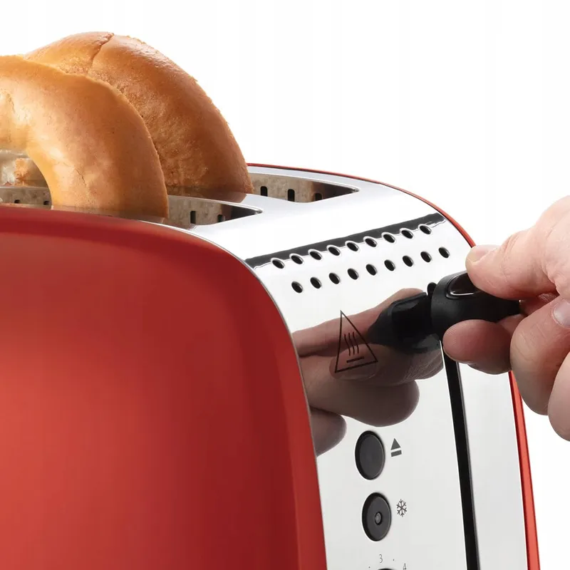 RUSSELL HOBBS Colours Plus Broodrooster 2 Sneden RVS Rood 1600W — foto 4