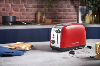 RUSSELL HOBBS Colours Plus Broodrooster 2 Sneden RVS Rood 1600W — miniatuur 9