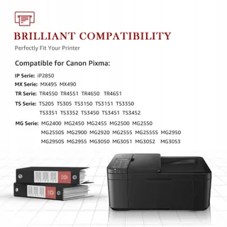 TONER KINGDOM PG-545XL CL-546XL Inktpatronen Canon Pixma Zwart Kleur — miniatuur 5
