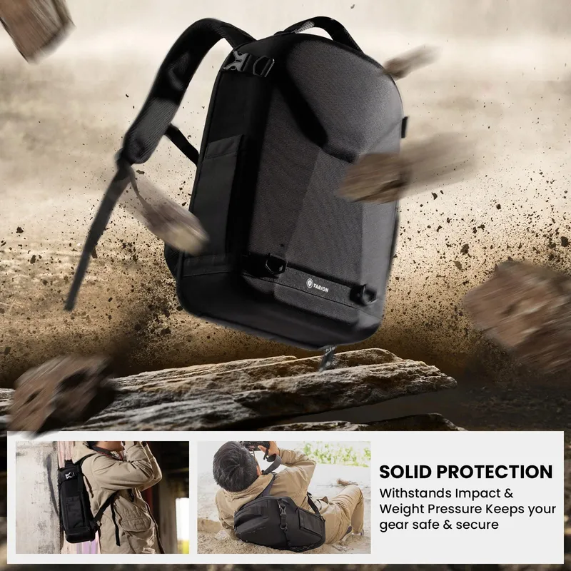TARION Camerarugzak Harde Schaal Laptop 14,5" Waterdicht — foto 4