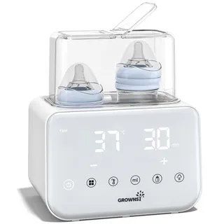 GROWNSY Flessenwarmer Sterilisator 8-in-1 LCD BPA-vrij Wit