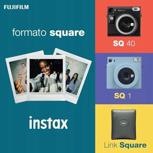 INSTAX Square Link Smartphoneprinter Ash White Kleurendruk — foto 6