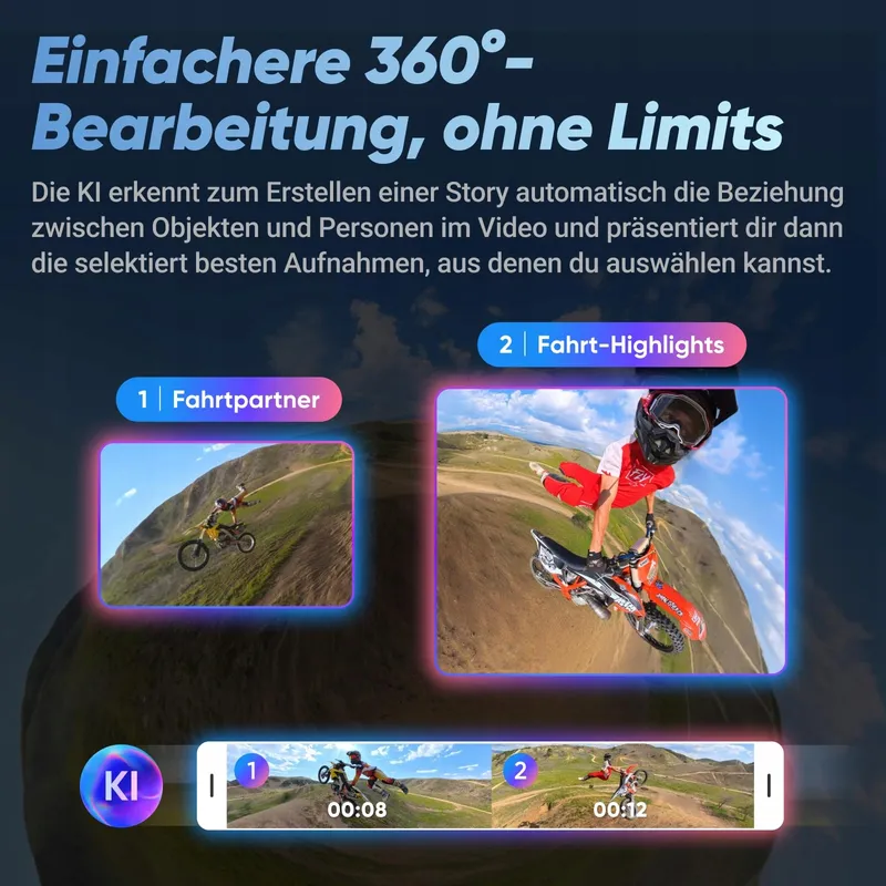 INSTA360 X4 Creator Bundel 8K 360° Actiecamera 4K Waterdicht — foto 9