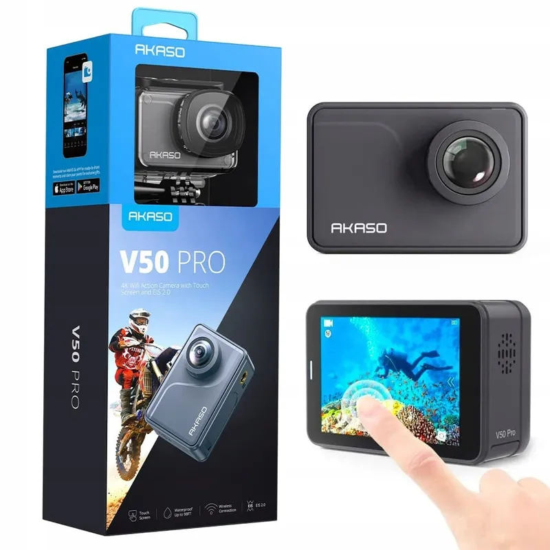 AKASO Actioncam 4K 30FPS 20MP WiFi Touchscreen EIS 40M Onderwater — foto 2