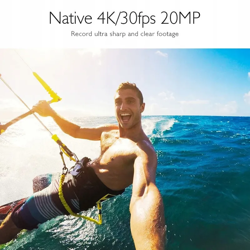 AKASO Actioncam 4K 30FPS 20MP WiFi Touchscreen EIS 40M Onderwater — foto 6