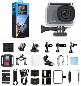 AKASO Actioncam 4K 30FPS 20MP WiFi Touchscreen EIS 40M Onderwater — miniatuur 1