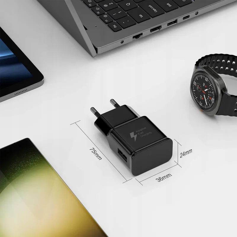 USB Oplader Snelladen Set 2 Stuks Galaxy S10 S9 S8 A71 A51 A50 — foto 6