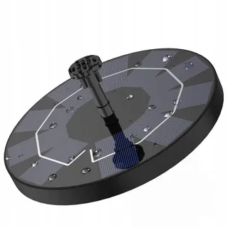 AISITIN Solar Tuinfontein 3,0W Met Accu 1200mAh Voor Tuin Vijver