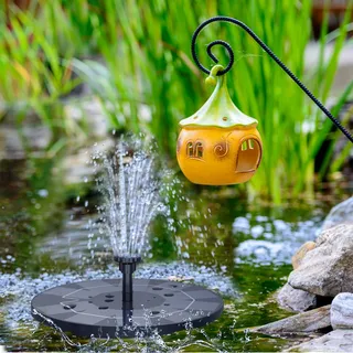 AISITIN Solar Tuinfontein 3,0W Met Accu 1200mAh Voor Tuin Vijver — miniatuur 6