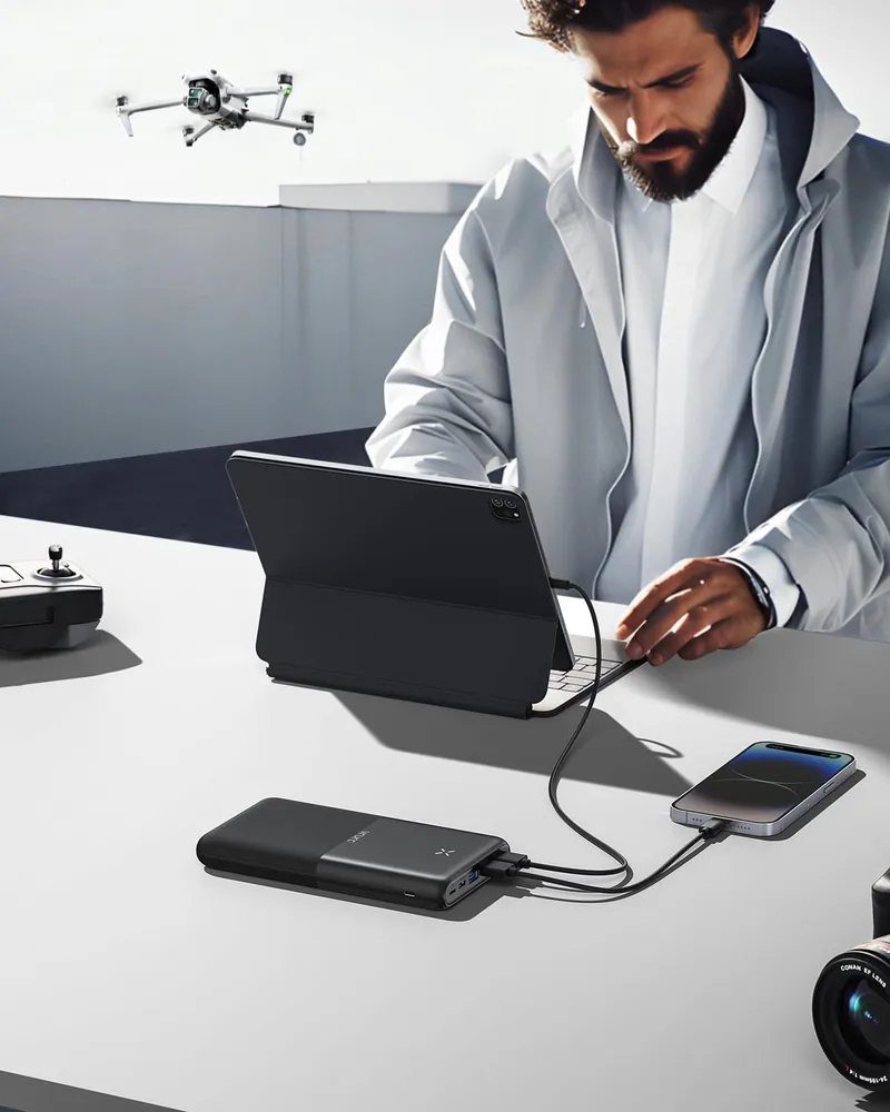 VRURC Power Bank 30000mAh Snelladen USB C Voor iPhone — foto 8