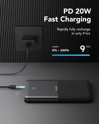 VRURC Power Bank 30000mAh Snelladen USB C Voor iPhone — miniatuur 5