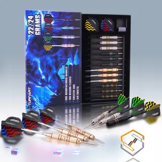 TURNART Professionele Stalen Dartpijlen 12 Stuks Met Etui — miniatuur 8
