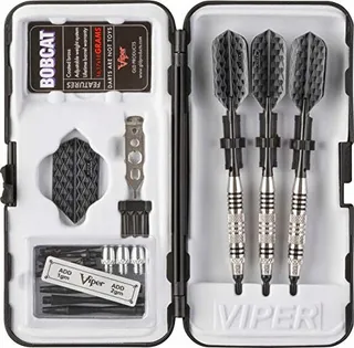 VIPER Bobcat Verstelbare Softtip Dartpijlen met Etui Vernikkeld — miniatuur 7