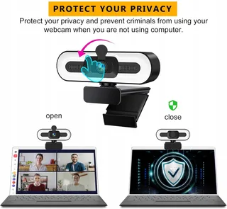 GKEAPZA Webcam 1080P Full HD Microfoon Statief — miniatuur 5