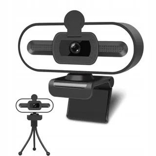 GKEAPZA Webcam 1080P Full HD Microfoon Statief — miniatuur 1