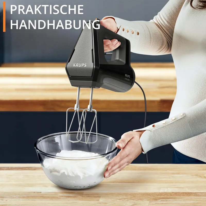 KRUPS GN6028 Handmixer 600W Nauwkeurige Controle Soft-touch Handgreep — foto 7